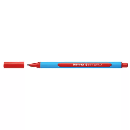 Golyóstoll 0,7mm, kupakos Schneider Slider Edge XB, írásszín piros