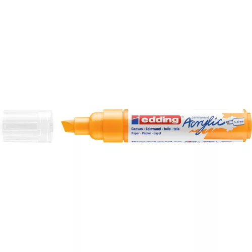Akril marker 5-10mm, Edding 5000 narancssárga 