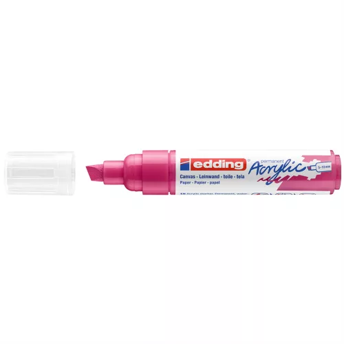 Akril marker 5-10mm, Edding 5000 magenta 