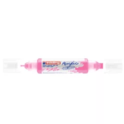   Akril marker 2-3mm, és 5-10mm, 3D kétvégű Edding 5400 neon rózsaszín