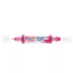   Akril marker 2-3mm, és 5-10mm, 3D kétvégű Edding 5400 magenta