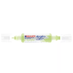   Akril marker 2-3mm, és 5-10mm, 3D kétvégű Edding 5400 pasztellzöld