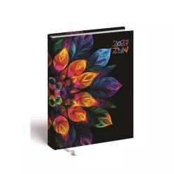   Határidőnapló 2day B/6, kétnapos beosztás + jegyzetlap mandala Realsystem 2027.