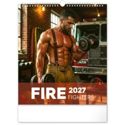   Falinaptár képes 300x340mm, Dreamy Firefighters Realsystem 2027.