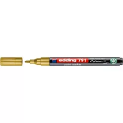 Lakkmarker 1-2mm, kerek Edding 791 arany