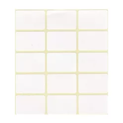 Etikett címke, 20x30mm, 4 lap, 15 címke/lap