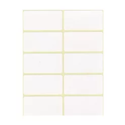Etikett címke, 25x50mm, 6 lap, 10 címke/lap