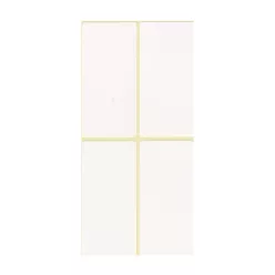 Etikett címke, 40x80mm, 15 lap, 4 címke/lap