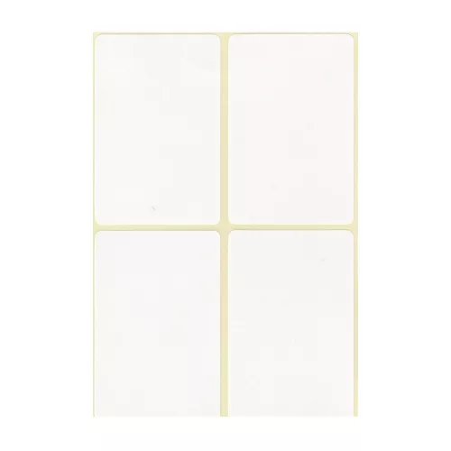 Etikett címke, 45x70mm, 15 lap, 4 címke/lap