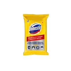   Nedves törlőkendő fertőtlenítő hatással 60 lap/csomag Domestos citrom