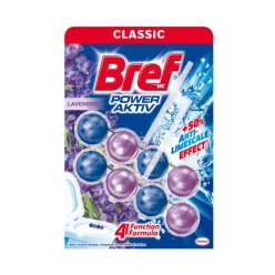   WC illatosító 2 x 50 g golyós Power Aktiv Bref Lavender Field