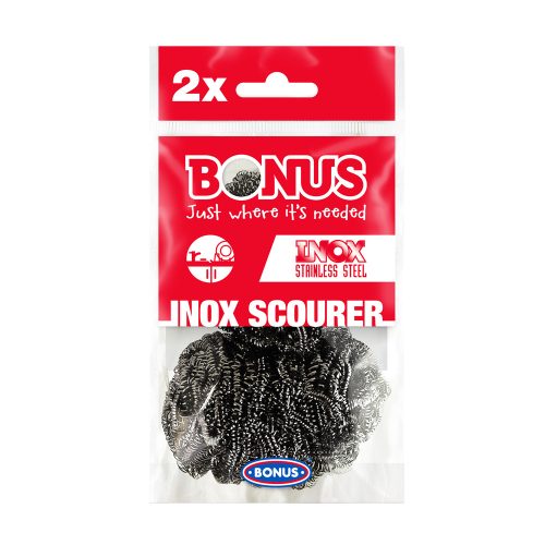 Fém dörzsi spriál 2 db/csomag Bonus Inox_B088 fémsúroló