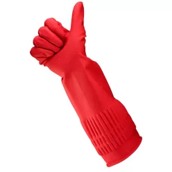   Gumikesztyű extra hosszú 38 cm-es hossz M HoReCa Bonus+ B050