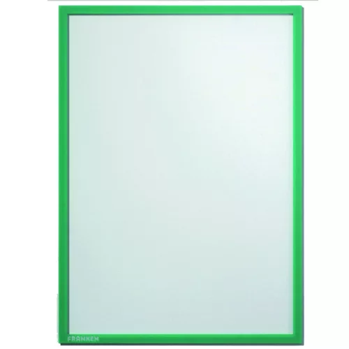 Infókeret A4, mágneses ITSA4M 02 Franken zöld