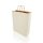 Sodrottfüles papírtáska 320x420mm 150mm talp L méret 200 db/doboz, fehér