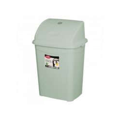   Szemetes kuka billenő fedéllel műanyag 9 literes szürke UP116