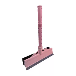   Ablaklehúzó műanyag gumibetétes szivaccsal 22 cm széles_KCS2277R rózsaszín