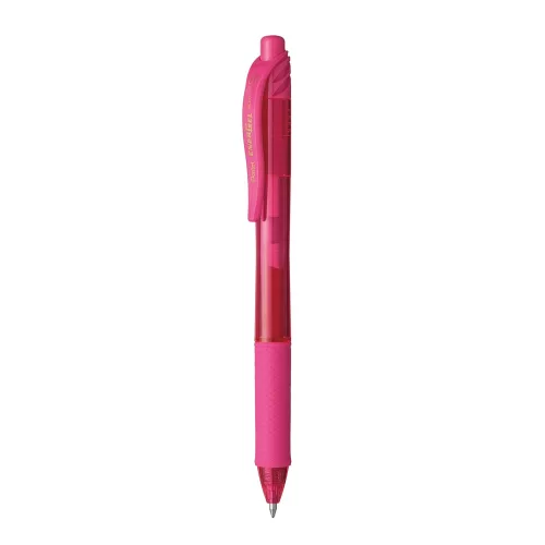 Rollertoll zselés golyóátmérő 0,7 mm, Pentel EnerGelX BL107-PX, írásszín rózsaszín