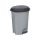 Szemetes kuka pedálos műanyag 12 literes szürke UP126