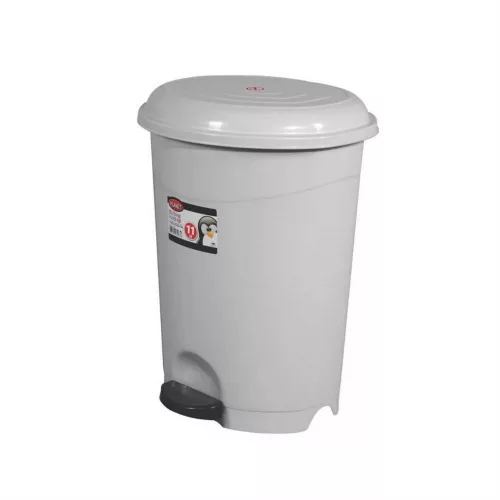 Szemetes kuka pedálos műanyag 22 literes szürke UP128-002