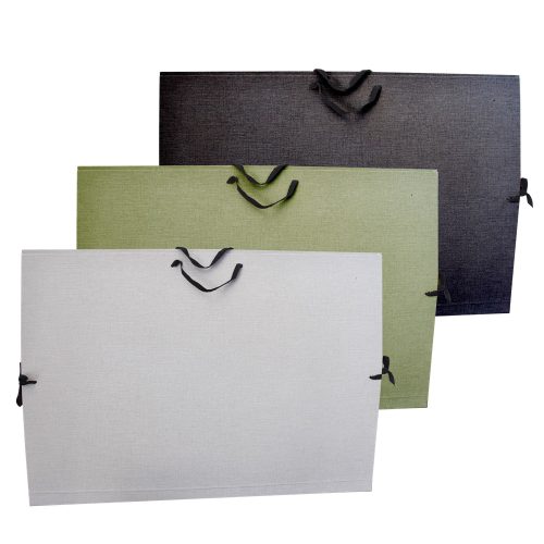 Rajztábla tartó, rajzlaptartó A4, méret műbőr , szalagfüles Bluering® prémium