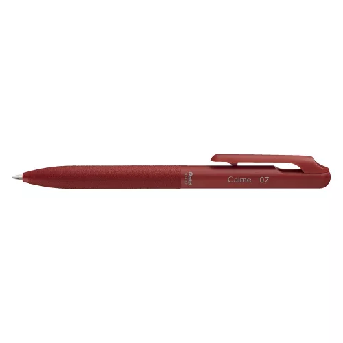Golyóstoll nyomógombos 0,35mm, BXA107B-B Pentel CALME, írásszín piros