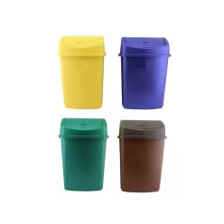 Szemetes kuka billenő fedéllel műanyag 35 literes