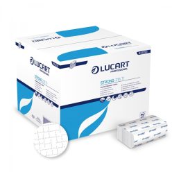   Szalvéta adagolóba 2 rétegű hajtogatott 150 lap/cs 40 cs/karton hófehér Strong 216 TI Lucart _832293D