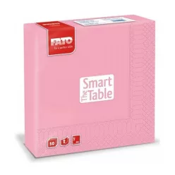   Szalvéta 2 rétegű 33 x 33 cm 50 lap/cs Fato Smart Table rózsaszín_82621500