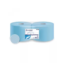   Kéztörlő 2 rétegű tekercses 2 tekercs/karton Strong Blue 2.1000 Lucart_851326J kék