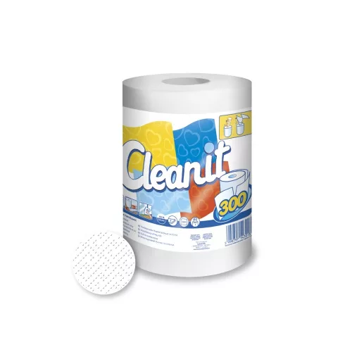 Háztartási papírtörlő kéztörlő 2 rétegű 300 lap/tekercs egyesével csomagolt Cleanit 300 Lucart_8523471