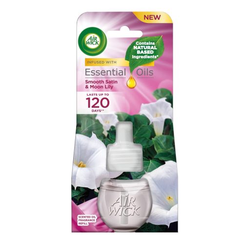 Légfrissítő utántöltő 19 ml elektromos készülékbe AirWick Bársony Szatén és Éji liliom