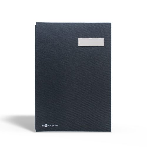 Aláírókönyv, 20lap, A4 Pagna 24191 vászon borító fekete