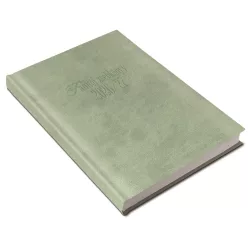   Tanítói zsebkönyv A5, műbőr 145mmx205mm, fehér lapokkal mentol 2026/2027 Realsystem