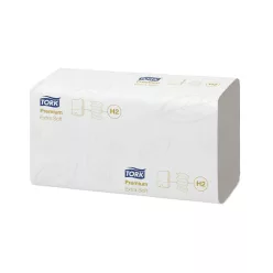   Kéztörlő 2 rétegű Interfold hajtogatású 100 lap/csomag 21 cs/karton Extra Soft Xpress® Multifold H2 Tork_100297 fehér