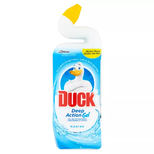 WC tisztító fertőtlenítő gél 750 ml Duck Deep Action Marine