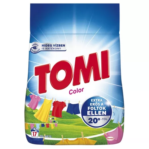 Mosópor 1,01 kg (20 mosás) színes ruhákhoz Tomi Color