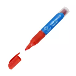   Táblamarker 3mm, kerek, cserélhető betétes, Bluering piros