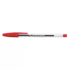 Golyóstoll eldobható kupakos A-series írásszín piros