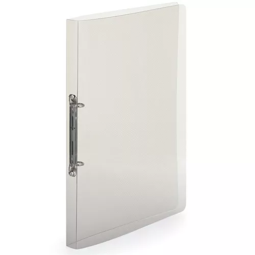 Gyűrűskönyv A4, 2 gyűrűs 2cm gerinc áttetsző PP, Karton P+P Lines füst