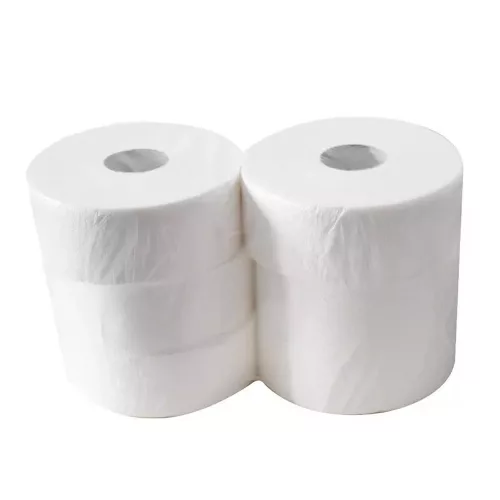 Toalettpapír 2 rétegű közületi átmérő: 23 cm 100 % cellulóz 150 m/tekercs 6 tekercs/karton_hófehér