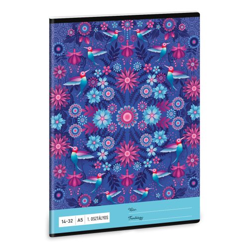 Füzet iskolai A5, 32lap, vonalas 14-32 1.osztályos Ars Una CATALINA (5095) 21 10db/csomag