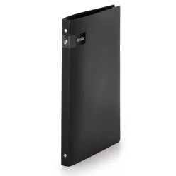   Gyűrűskönyv A4, 4 gyűrűs 2cm gerinc PP, Karton P+P Opaline fekete