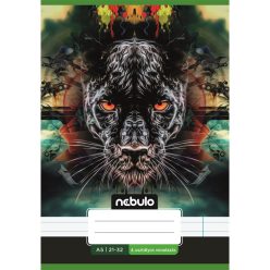   Füzet, A5, 4. osztályos vonalas, 21-32, Vagány minták, II., 16 db/csomag Nebulo