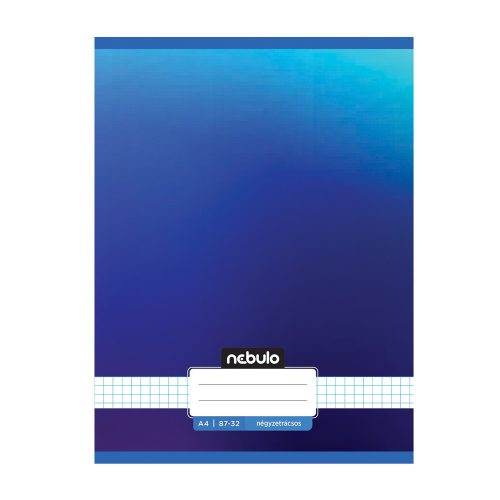 Füzet, A4, kockás, 87-32, Monochrome és Gradient minták II., 12 db/csomag Nebulo