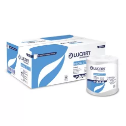   Kéztörlő 1 rétegű tekercses átmérő: 19 cm 6 tekercs/karton 270 méter Lucart_861126J hófehér