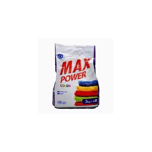Mosópor 3 kg (25 mosás) színes ruhákhoz Max Power Color