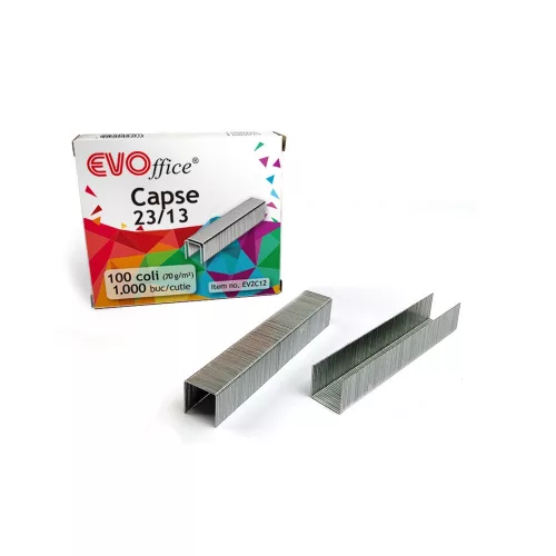 Tűzőkapocs 23/13 1000 db/doboz, EVOffice