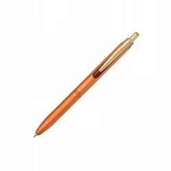   Zseléstoll 0,5mm, exkluzív gravírozható arany sárga fém test, új klipsz Zebra Grand Sarasa, írásszín kék