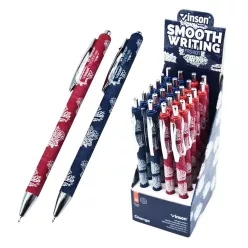   Golyóstoll nyomógombos 0,7mm Vinson Change K60 vegyes test displ 24 db/display